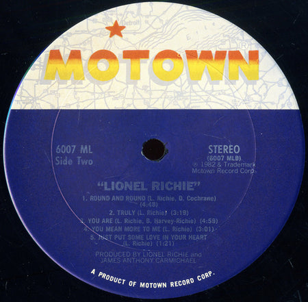 Lionel Richie : Lionel Richie (LP, Album, Gat)