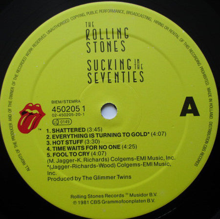 The Rolling Stones : Sucking In The Seventies (LP, Comp, RE)
