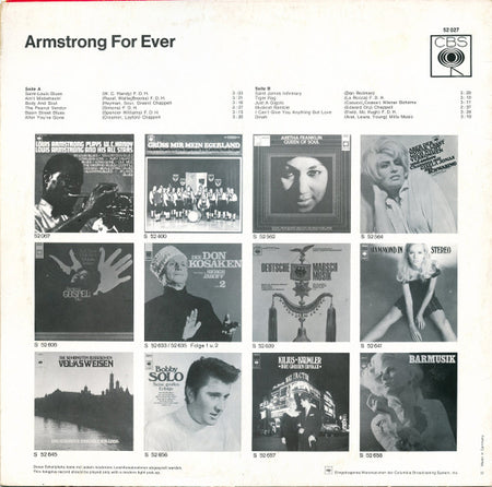 Louis Armstrong : Armstrong For Ever (LP, Comp)