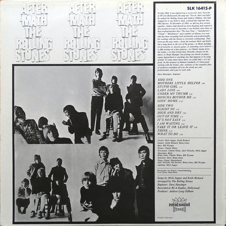 The Rolling Stones : After-Math (LP, Album, RP)
