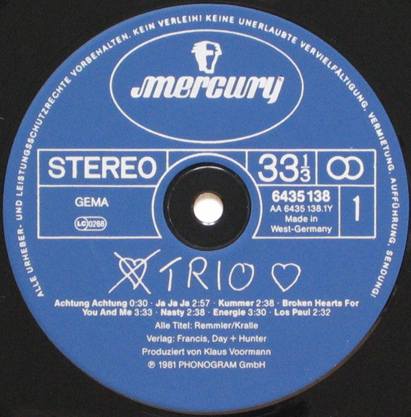Trio : Trio (LP, Album)