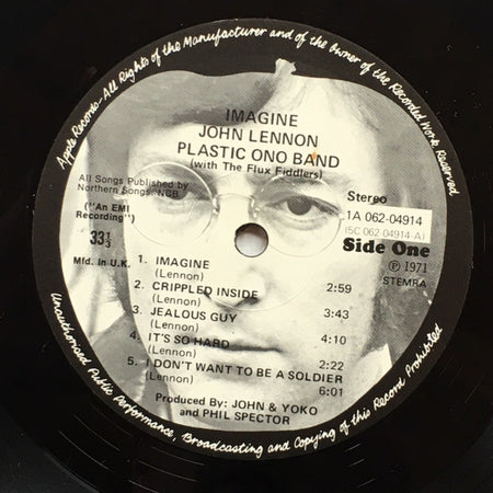 John Lennon : Imagine (LP, Album, RE)