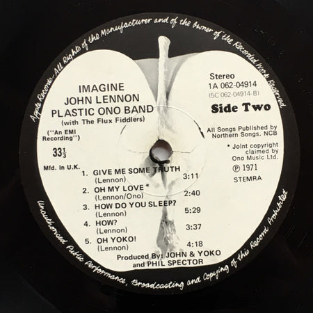 John Lennon : Imagine (LP, Album, RE)
