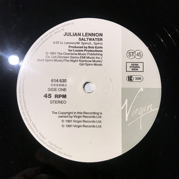 Julian Lennon : Saltwater (12")