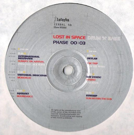 Various : Lost In Space Drum 'n' Bass  Phase 00:03 (3xLP, Comp)