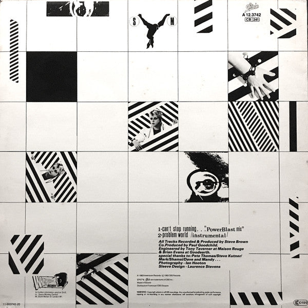 Space Monkey (3) : Can't Stop Running (12")