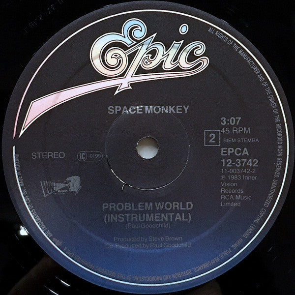 Space Monkey (3) : Can't Stop Running (12")