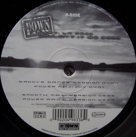 Down Low Feat. La Mazz : Wouldn't It Be Good (12")