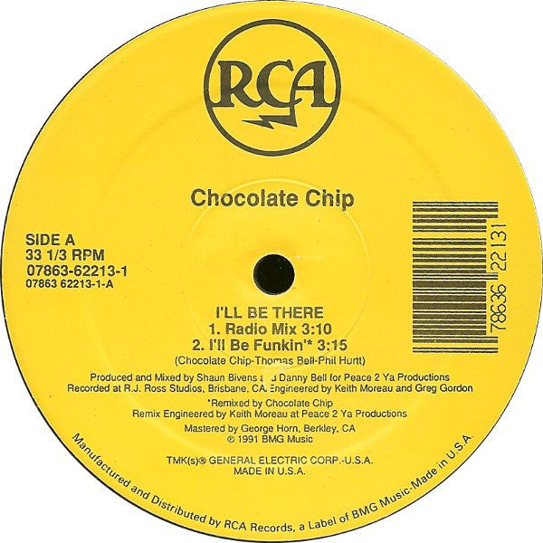 Chocolate Chip : I'll Be There (12", Tra)