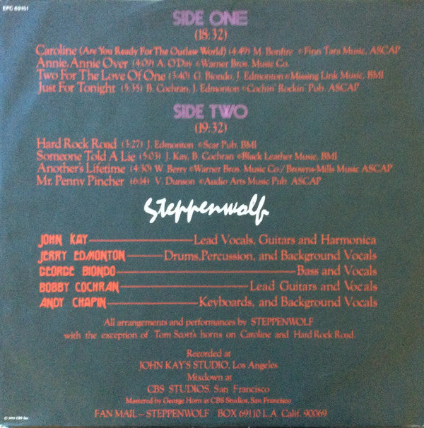 Steppenwolf : Hour Of The Wolf (LP, Album)