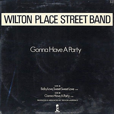 Wilton Place Street Band : Baby Love, Sweet Sweet Love (12")