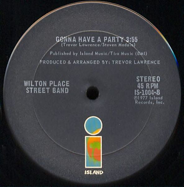 Wilton Place Street Band : Baby Love, Sweet Sweet Love (12")
