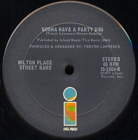 Wilton Place Street Band : Baby Love, Sweet Sweet Love (12")