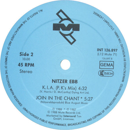 Nitzer Ebb : Control Im Here - Edition Number Two (Strategic Dancefloor Initiative) (12", Maxi, Ltd)