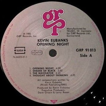 Kevin Eubanks : Opening Night (LP, Album)