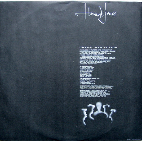 Howard Jones : Dream Into Action (LP, Album, All)