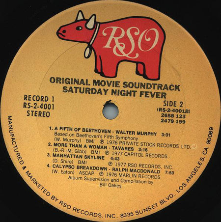 Various : Saturday Night Fever (The Original Movie Sound Track) (2xLP, Album, Comp)
