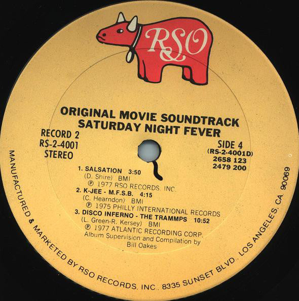 Various : Saturday Night Fever (The Original Movie Sound Track) (2xLP, Album, Comp)