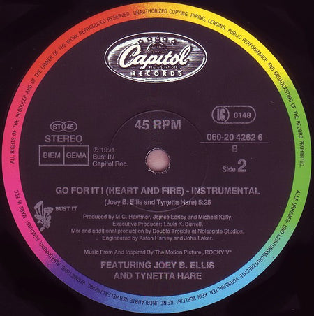 Joey B. Ellis : Go For It! (Heart And Fire) (Double Trouble Remix) (12")
