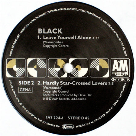 Black (2) : Sweetest Smile (12")