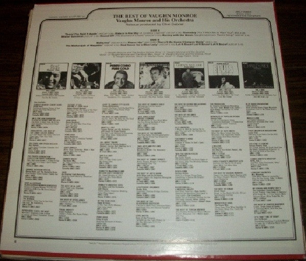 Vaughn Monroe : The Best Of Vaughn Monroe (LP, Comp, RE, Ind)