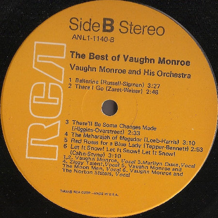 Vaughn Monroe : The Best Of Vaughn Monroe (LP, Comp, RE, Ind)
