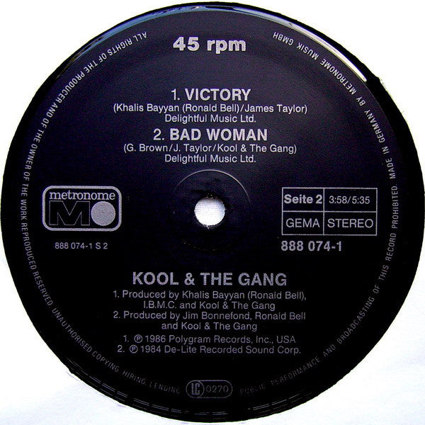 Kool & The Gang : Victory (12", Maxi)