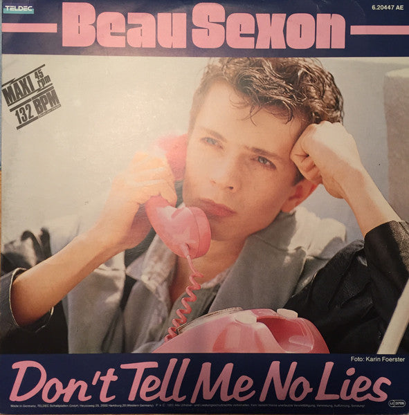 Beau Sexon : Don't Tell Me No Lies (12", Maxi, Ora)