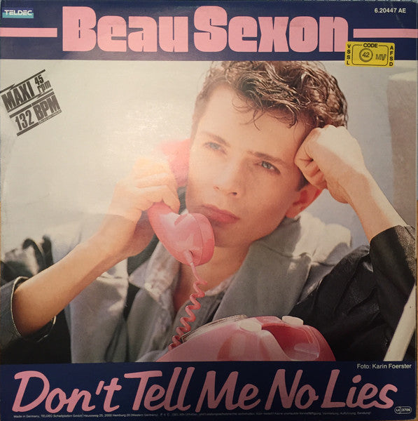 Beau Sexon : Don't Tell Me No Lies (12", Maxi, Ora)