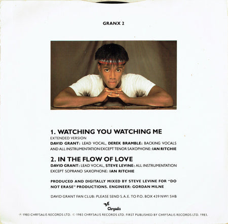 David Grant : Watching You Watching Me (Extended Version) (12", Single)