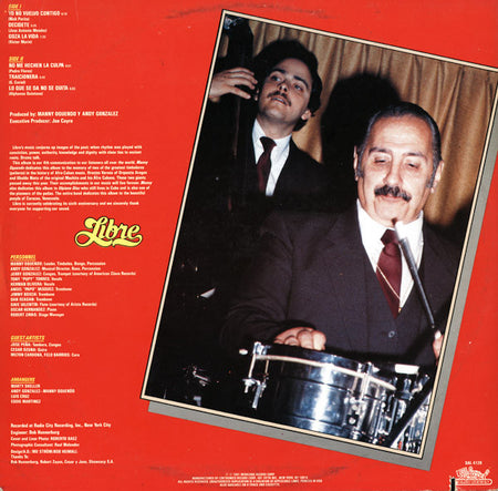 Manny Oquendo  Y Su Conjunto Libre : Libre Increible (LP, Album)