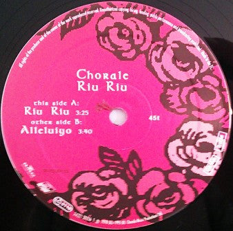 Chorale (2) : Riu Riu (12", Maxi)