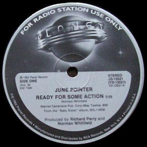 June Pointer : Ready For Some Action (12", Promo)