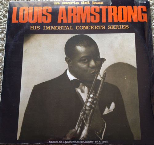 Louis Armstrong : His Immortal Concerts Series (LP, Comp)