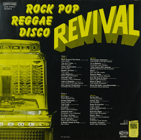 Various : Rock Pop Reggae Disco Revival (2xLP, Comp, Club)