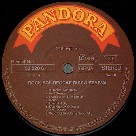 Various : Rock Pop Reggae Disco Revival (2xLP, Comp, Club)