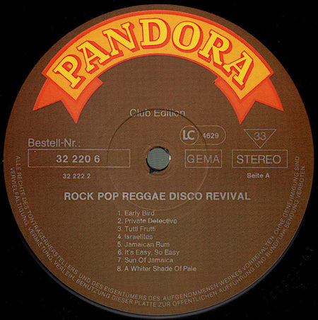 Various : Rock Pop Reggae Disco Revival (2xLP, Comp, Club)