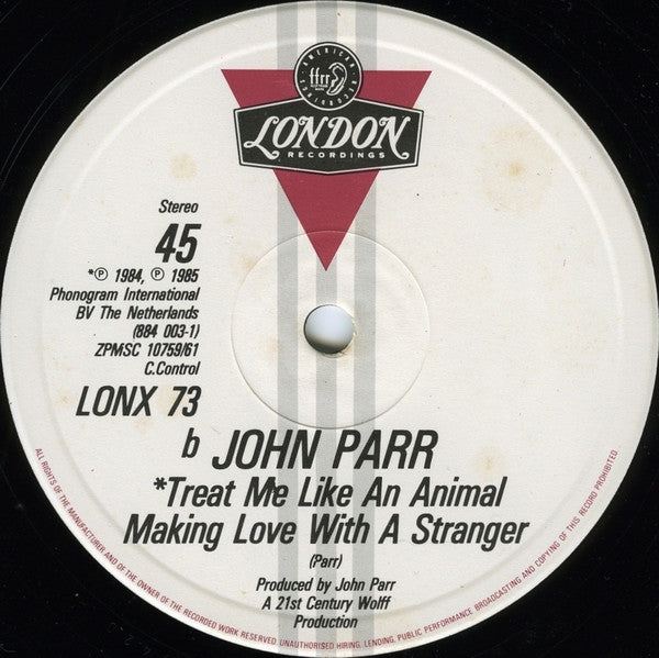 John Parr : St. Elmo's Fire (Man In Motion) (12", Single)