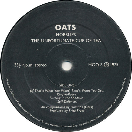 Horslips : The Unfortunate Cup Of Tea! (LP, Album)
