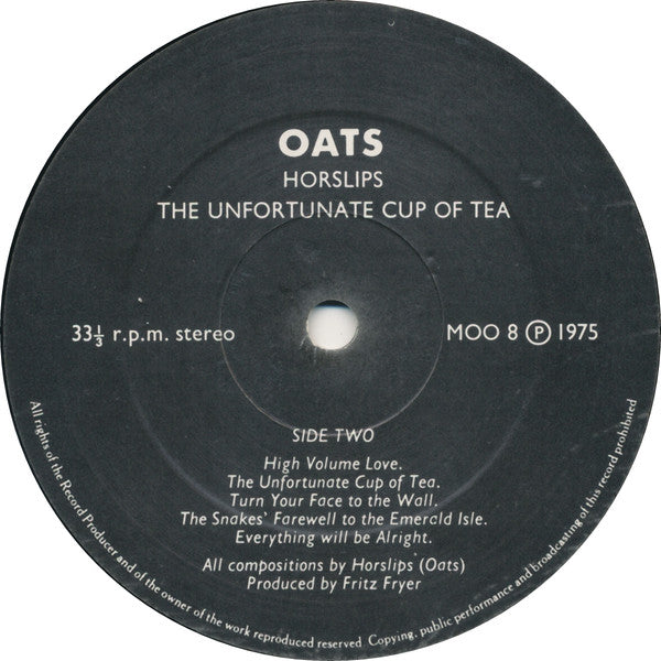Horslips : The Unfortunate Cup Of Tea! (LP, Album)