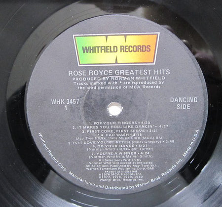 Rose Royce : Greatest Hits (LP, Comp, Los)