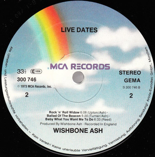 Wishbone Ash : Live Dates (2xLP, Album, RE)