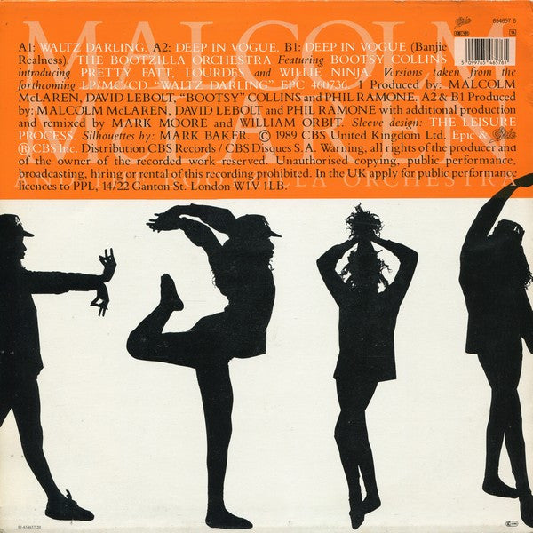 Malcolm McLaren And The Bootzilla Orchestra : Waltz Darling (Extended Version) (12", Maxi)
