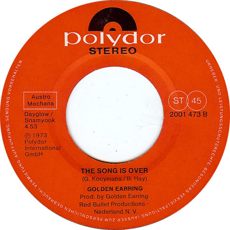 Golden Earring : Radar Love (7", Single)