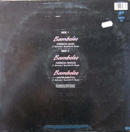 Tijeritas : Bamboleo (12", Maxi)
