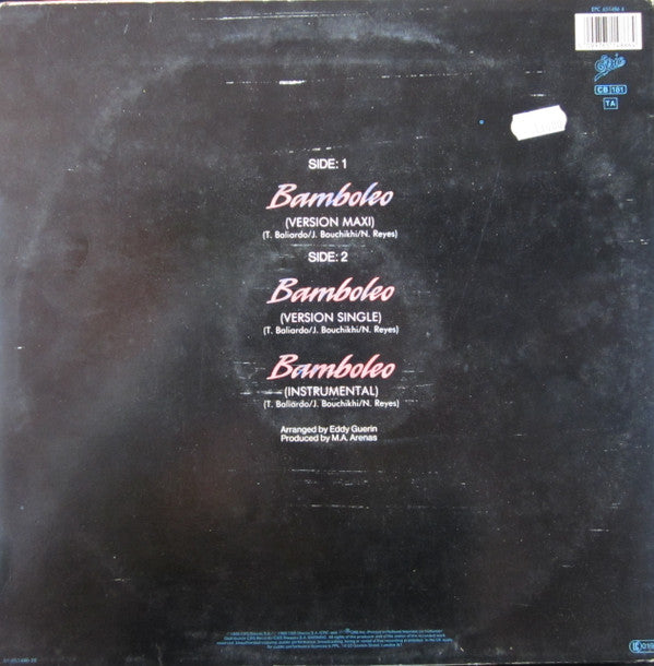 Tijeritas : Bamboleo (12", Maxi)