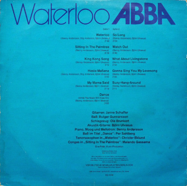 ABBA : Waterloo (LP, Album)