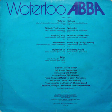 ABBA : Waterloo (LP, Album)