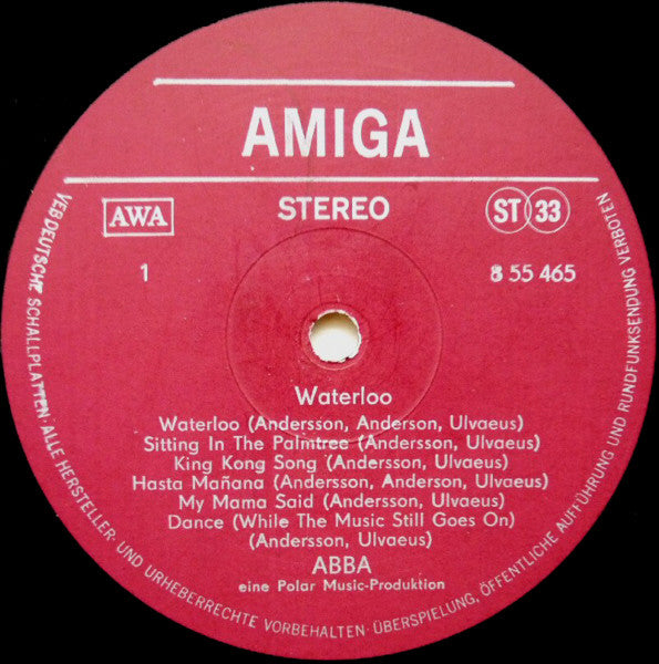 ABBA : Waterloo (LP, Album)