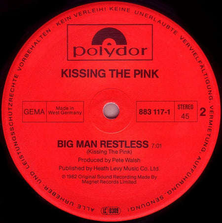 Kissing The Pink : The Other Side Of Heaven (12", Maxi)